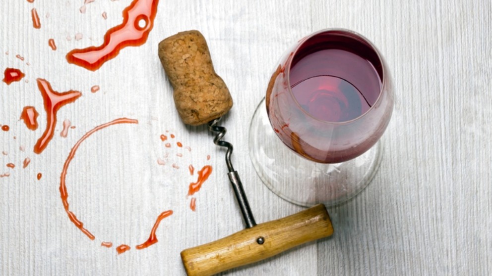 Recomendaciones para las manchas causadas por el vino